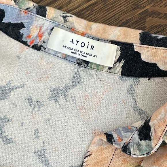 Vintage Floral Crop Piece by Atoir - Picture 2 of 3